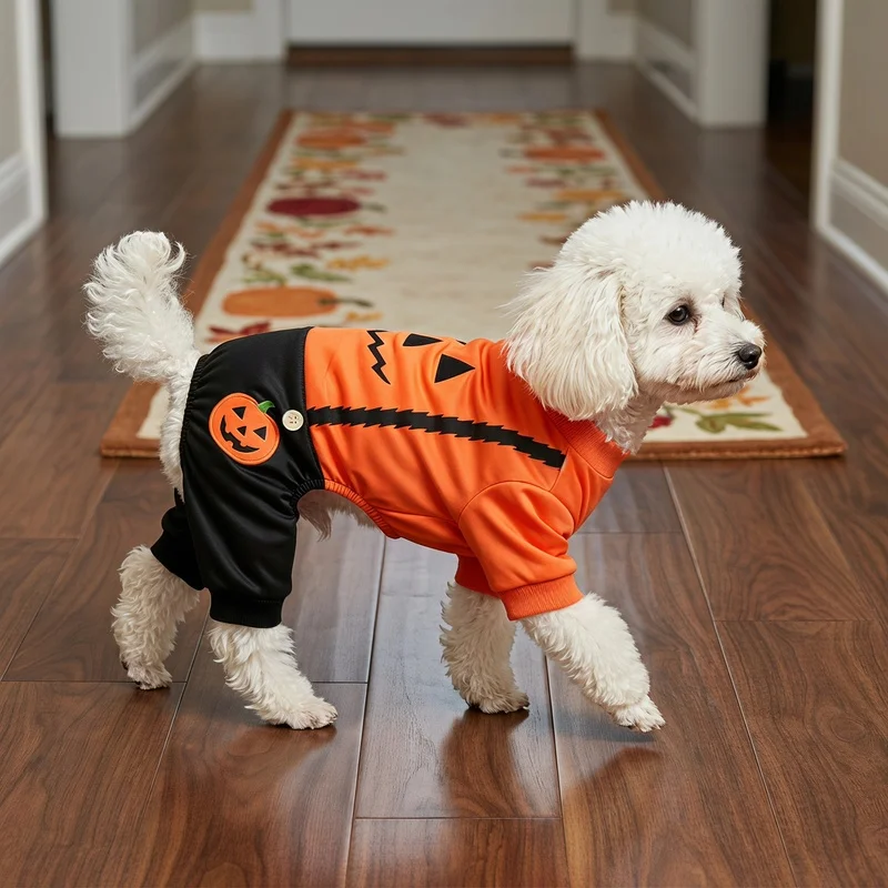 Pijama Halloween Calabaza para Perros y Gatos - imagen 5