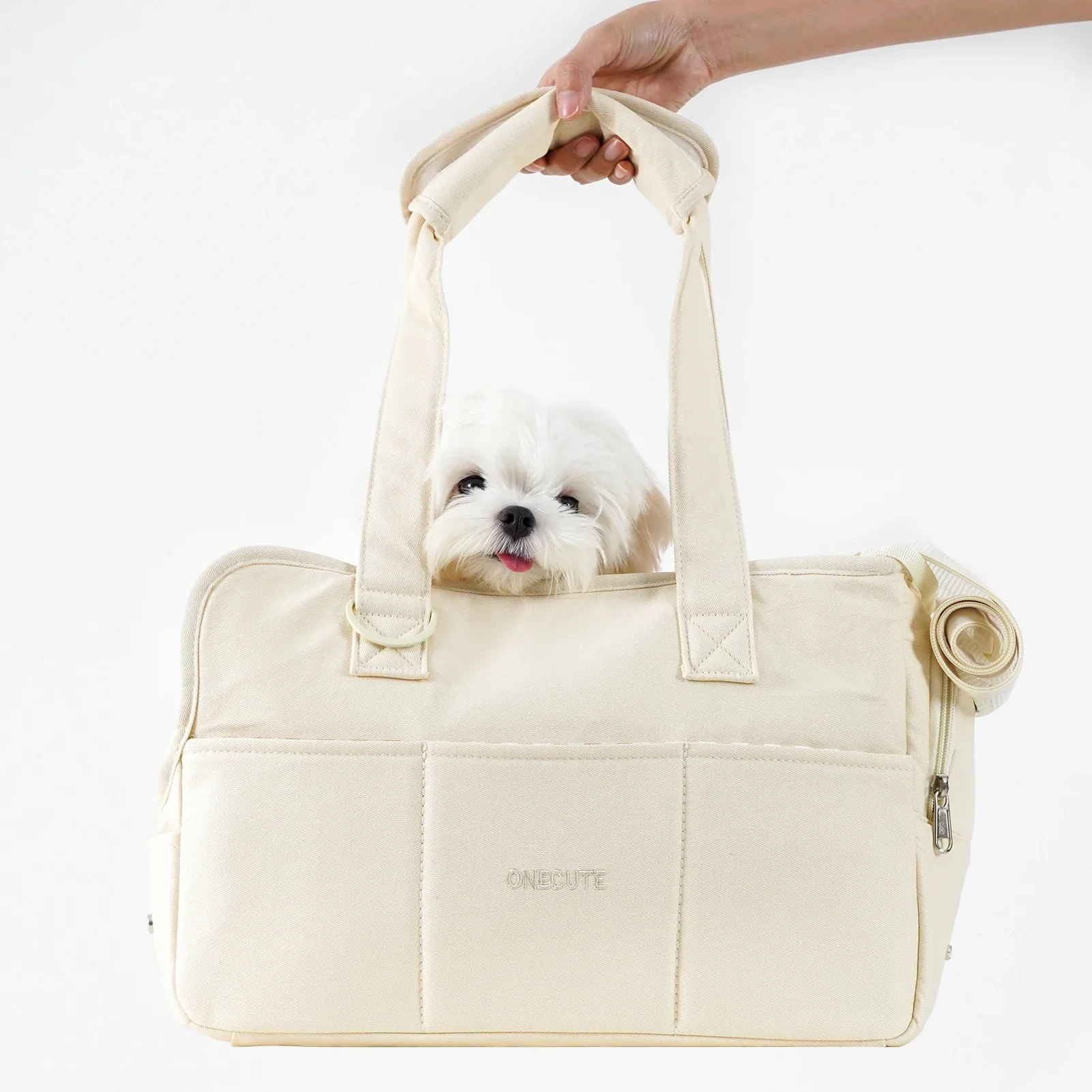 Bolso de transporte portátil transpirable para perros y gatos - imagen 4