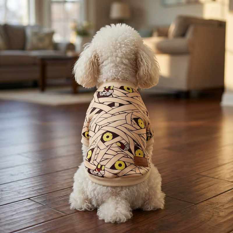 Disfraz Momia Halloween para Perro y Gato