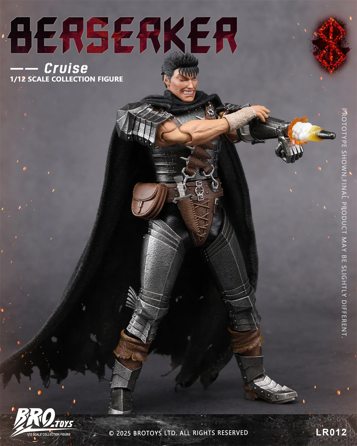 Figura Guts Berserker detalle de armadura