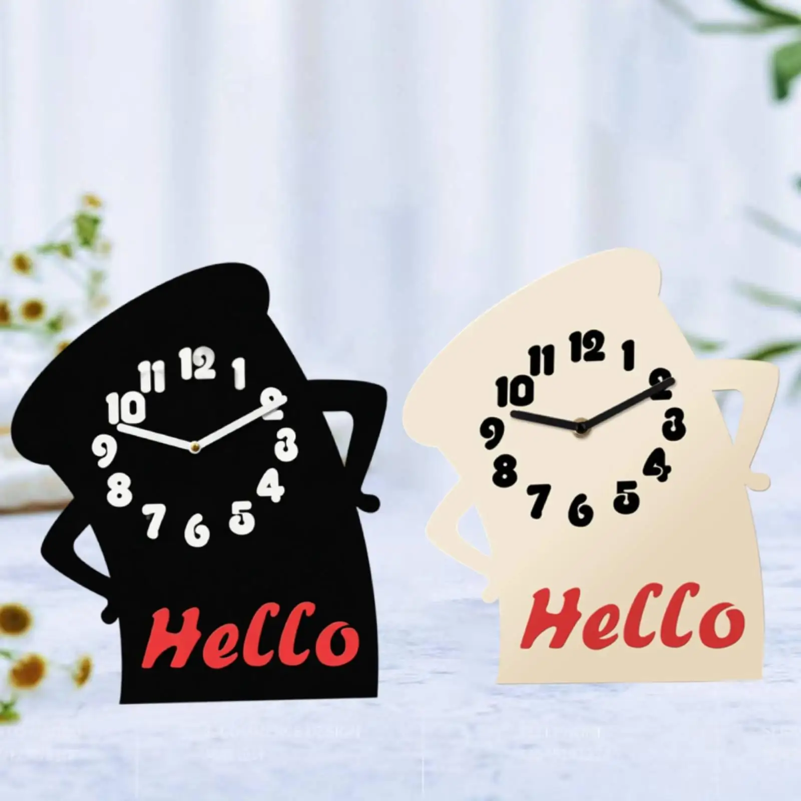 Reloj de escritorio acrílico para mesita de noche – decoración - imagen 4