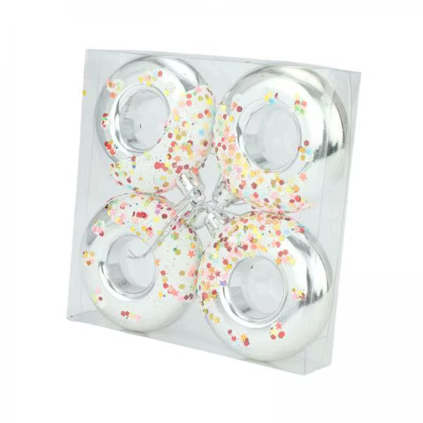 Adornos navideños colgantes con forma de donut - imagen 4