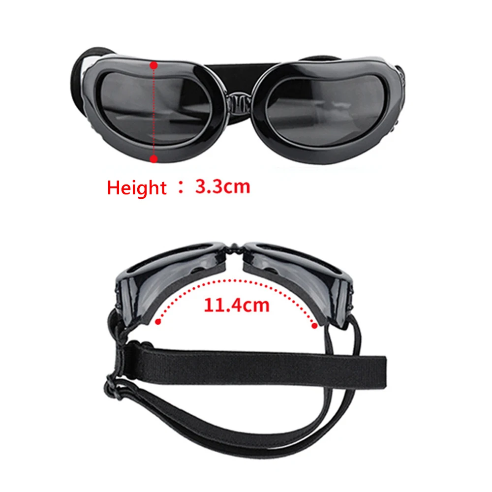 Gafas de sol plegables XLeiPet para mascotas pequeñas