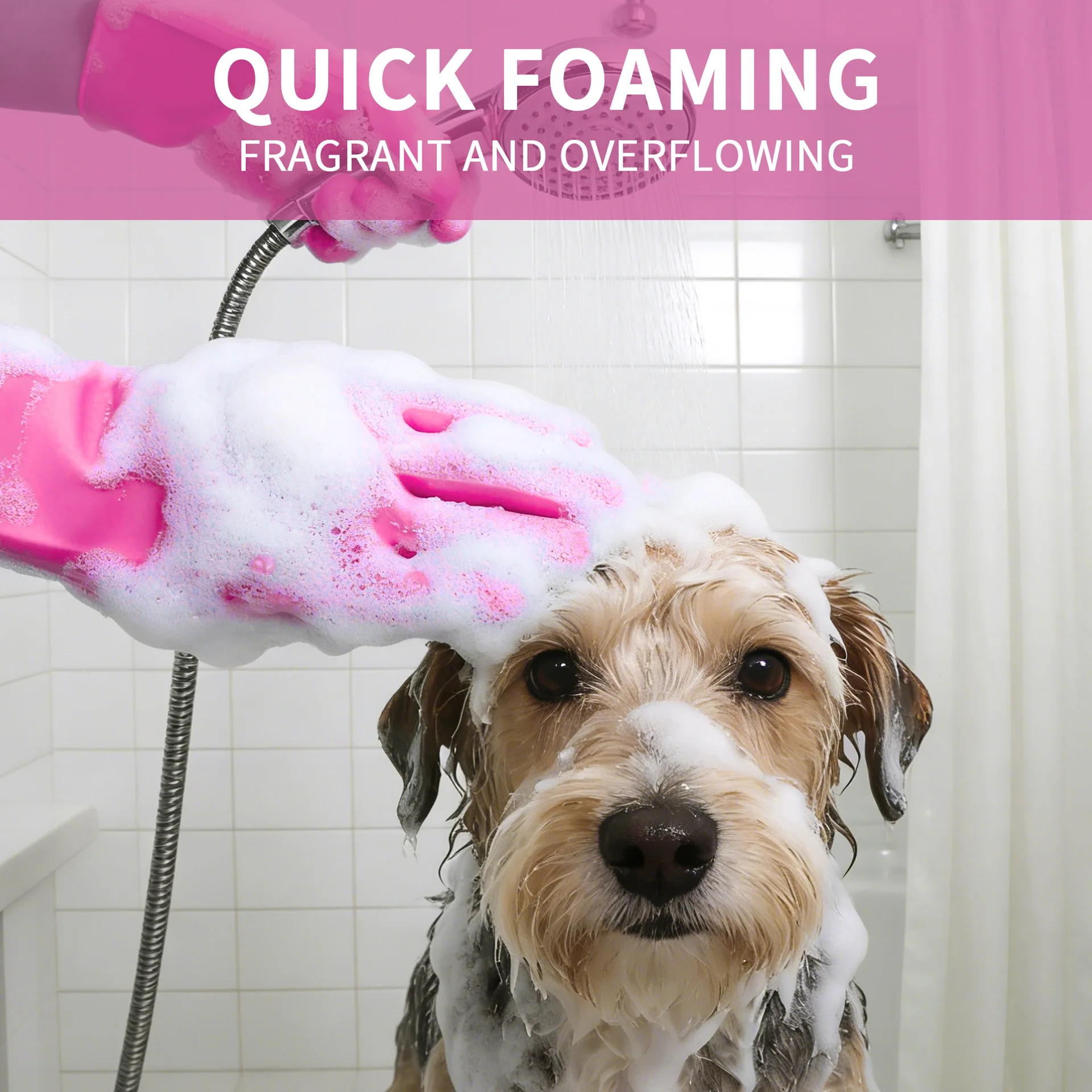 Guante quitapelos de silicona para perros y gatos, higiene - imagen 3