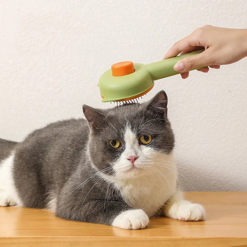 Peine para gatos con púas de acero inoxidable