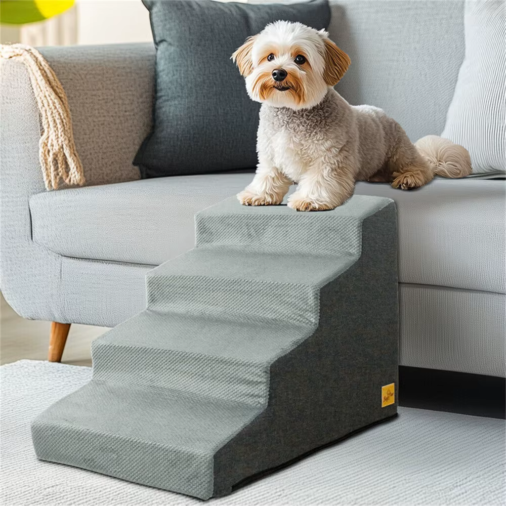 Rampa escalera desmontable y lavable de espuma para perros y gatos - imagen 2
