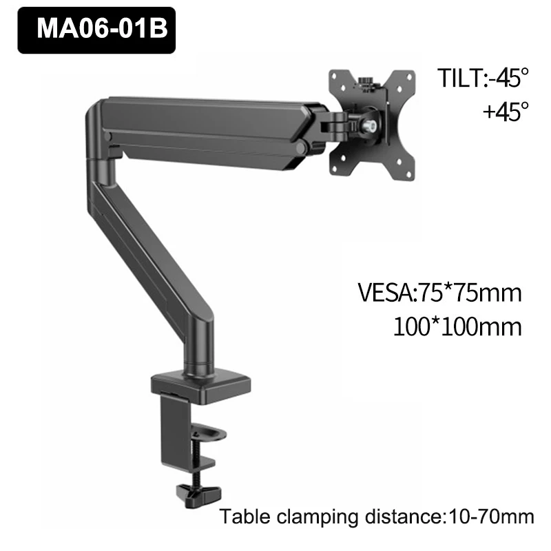 Soporte de monitor visto de frente
