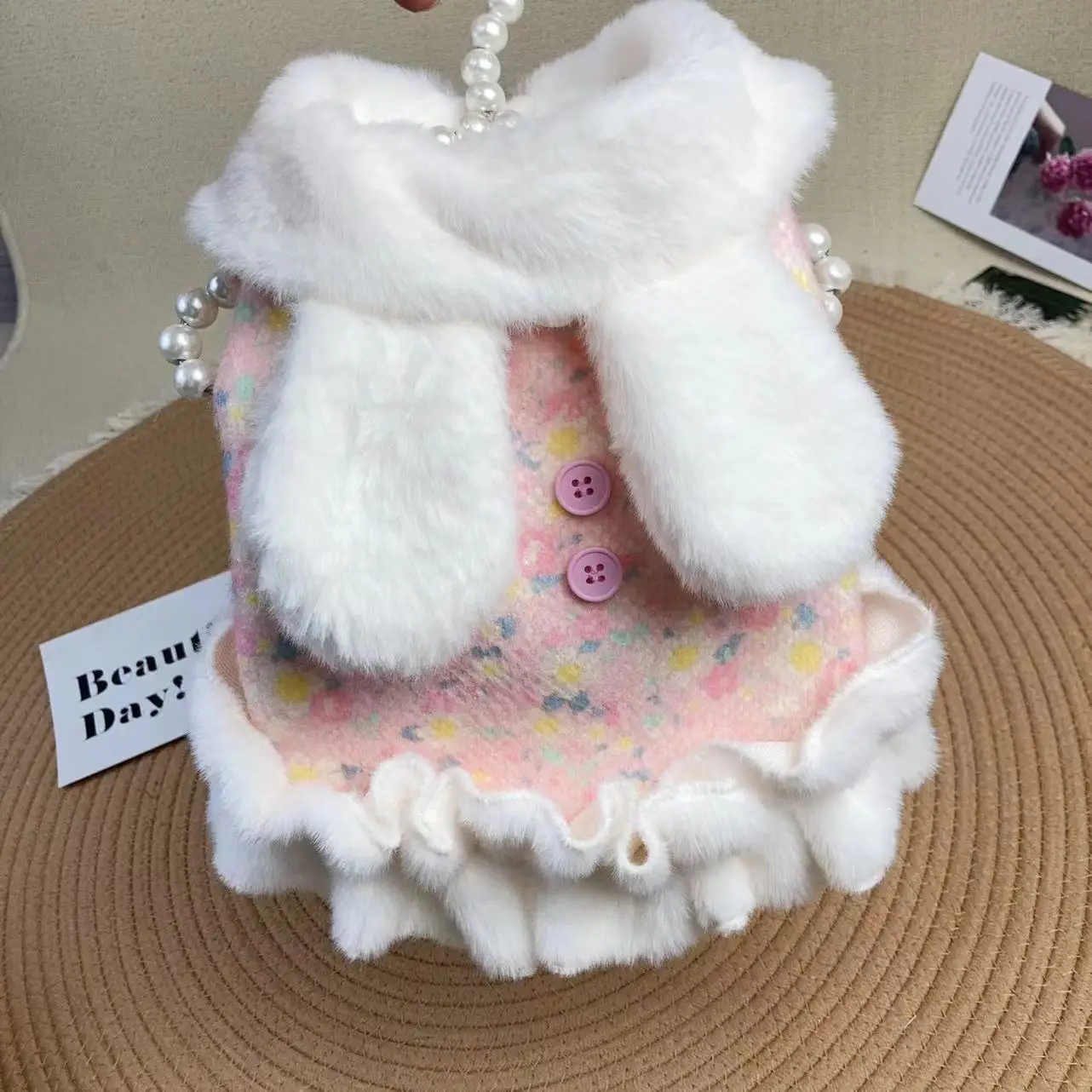 Vestido frontal de orejas de conejo