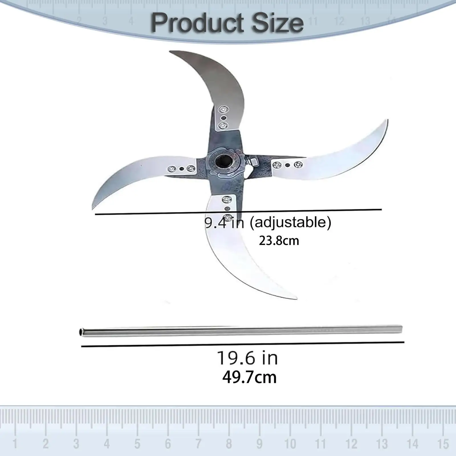 Household Farming Grass Shredder Knife Blades Farm Tool Efficient for Landscapers Sturdy Vegetable Shredder Set Chopping Blades
