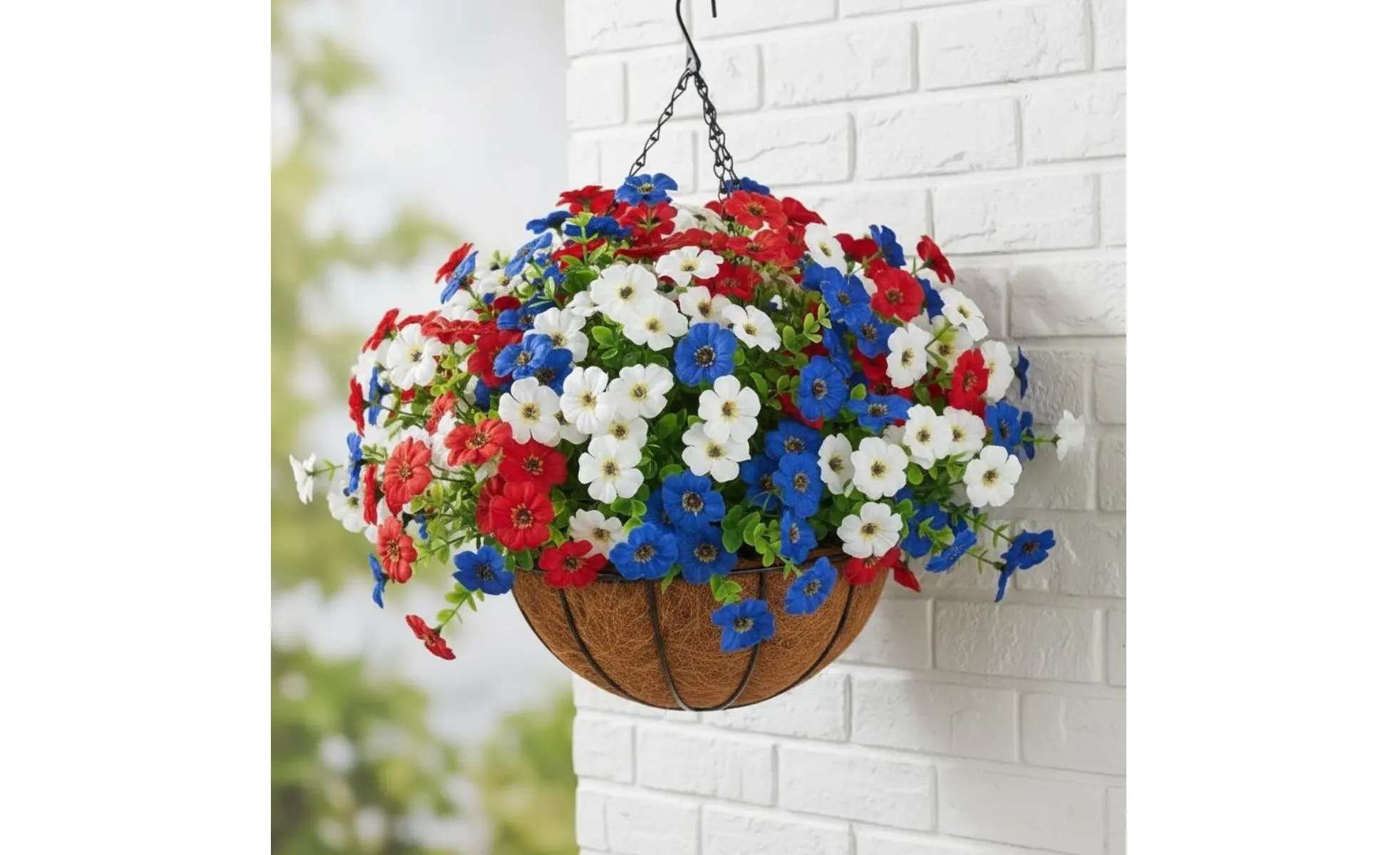 Detalle del arreglo floral festivo
