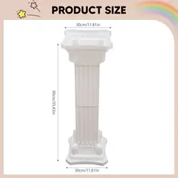 Columnas plásticas blancas para bodas – Soporte flores y globos