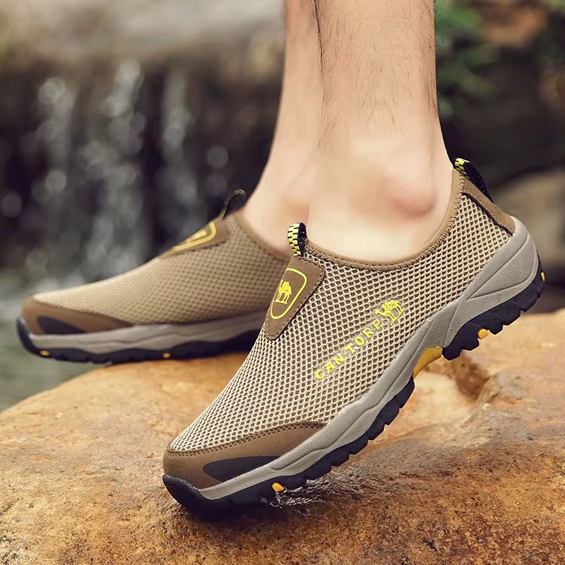 Zapatillas planas sin cordones transpirables de verano para hombre - imagen 5