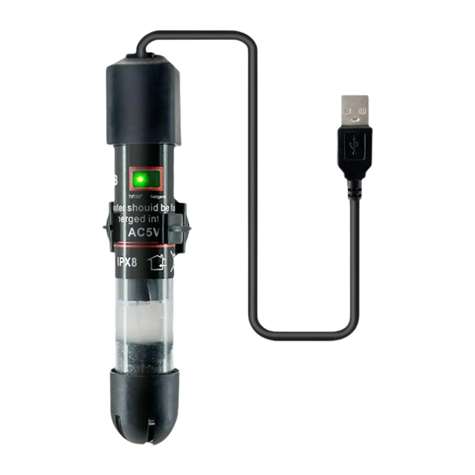 Small Fish Tank Heater USB Winter Keep Warm Intelligent Mini Aquarium Heater