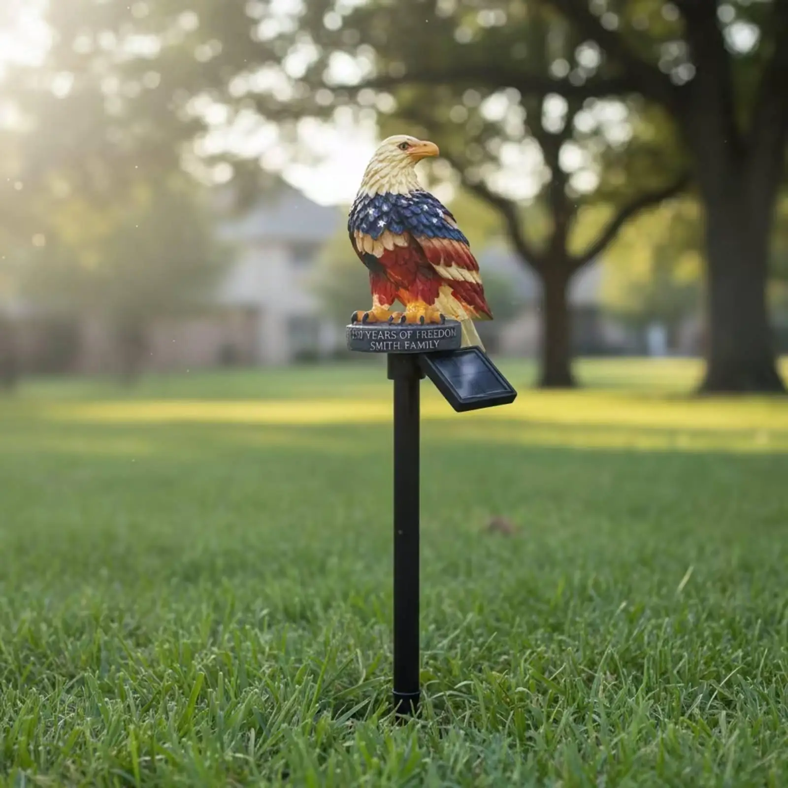 Figura ave solar jardín resistente a la intemperie perros y gatos - imagen 2