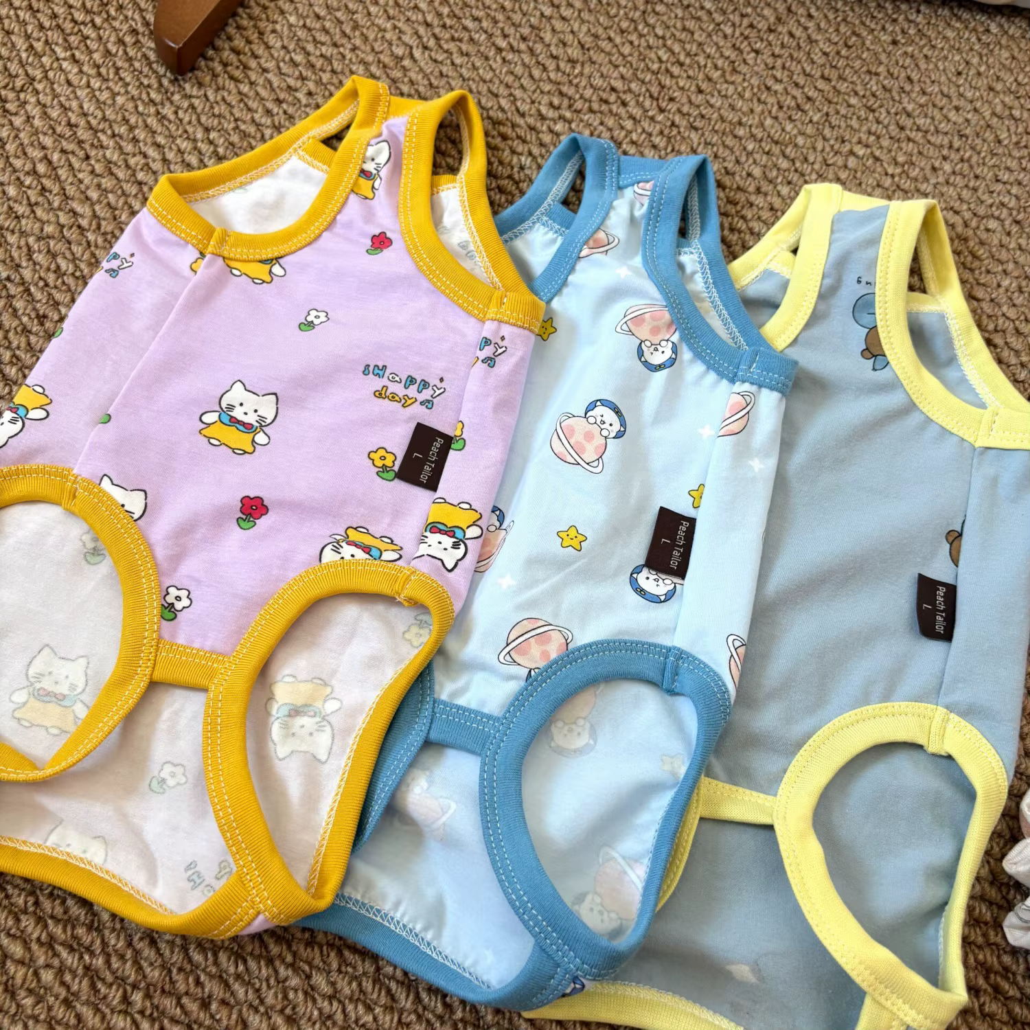 Chaleco de algodón para gatos y perros – Ropa veraniega - imagen 2