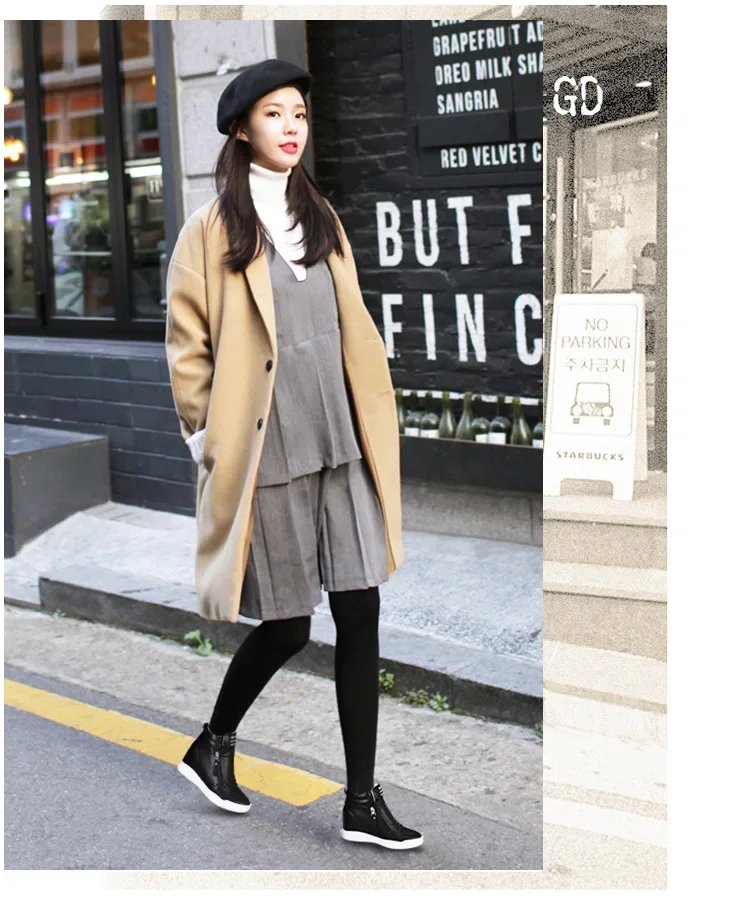 Vista lateral con cremallera