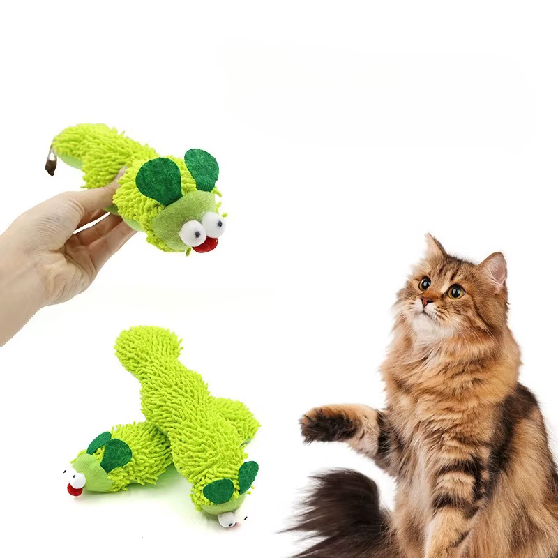 Juguete Oruga con Catnip para Gatos – Peluche Resistente y Limpieza Dental - imagen 5
