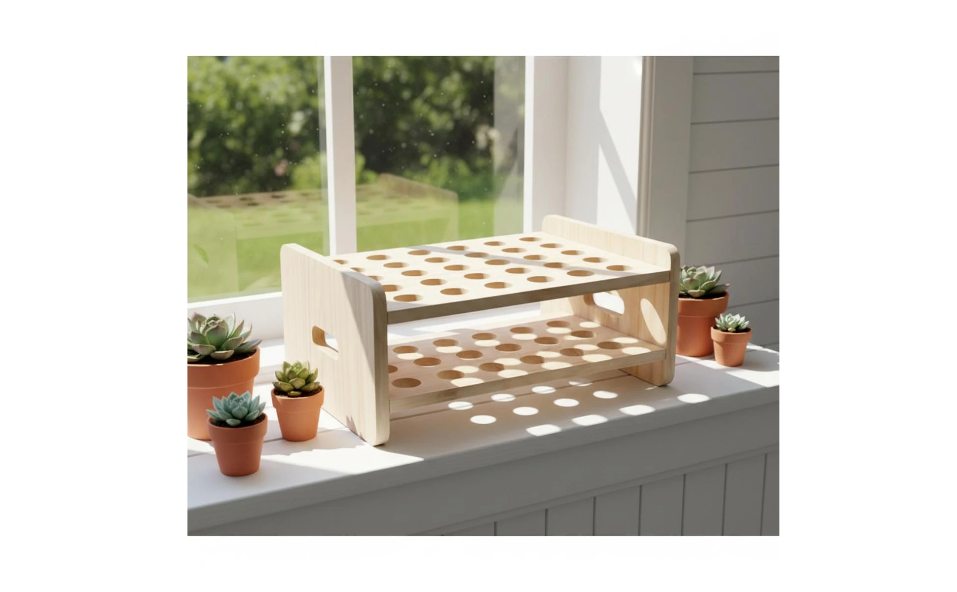 Detalle de la veta natural de la madera sin acabado