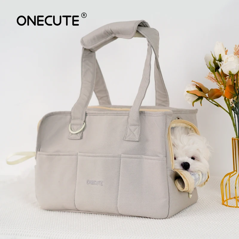 Bolso de transporte portátil transpirable para perros y gatos - imagen 2