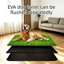 Alfombra césped artificial perro – Inodoro interior con drenaje lavable