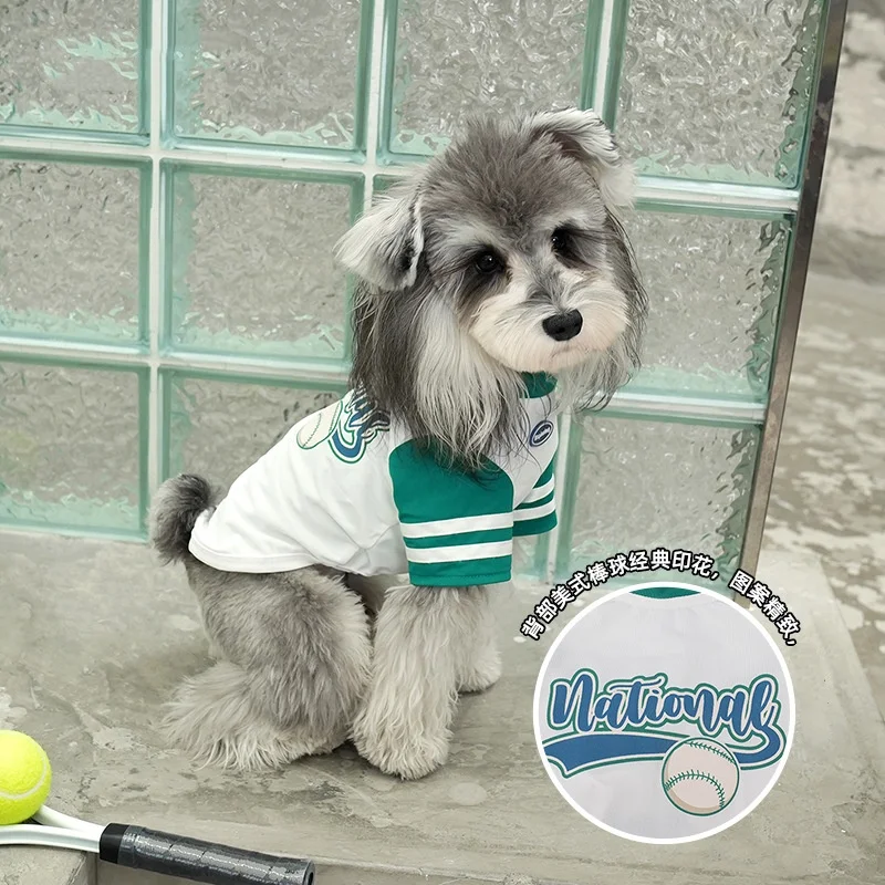 Camiseta deportiva para perro transpirable béisbol, pequeños cachorros - imagen 2