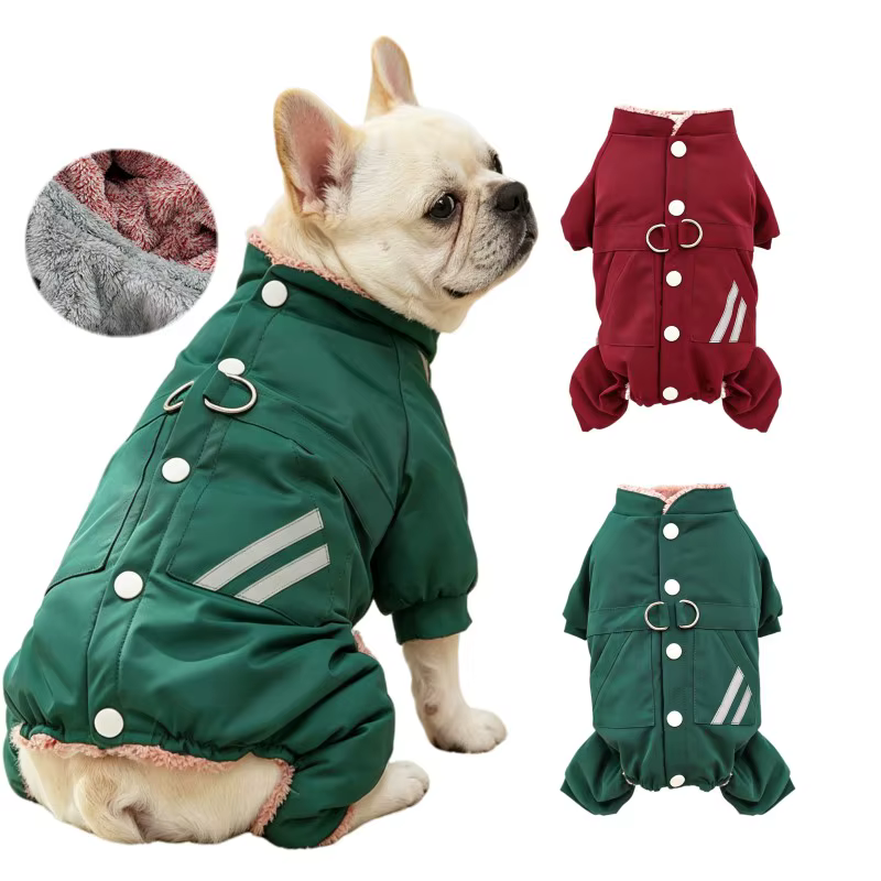 Chaqueta impermeable con detalles reflectantes para perros - imagen 4