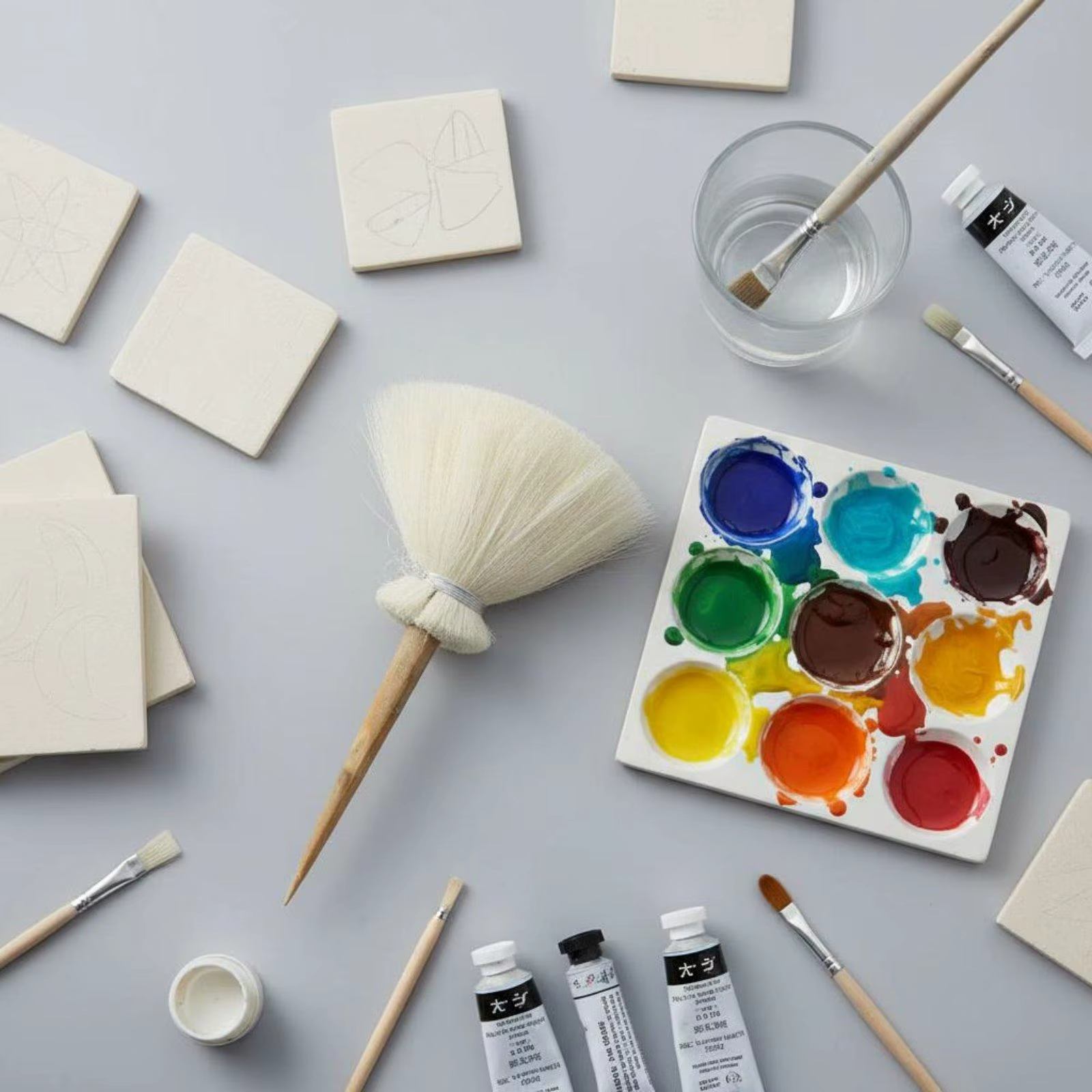 Pincel para pintar cerámica con gran capacidad de carga de pintura - imagen 5