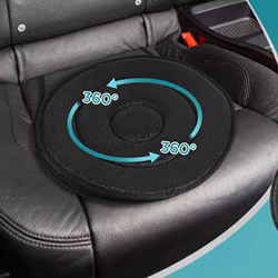 Cojín giratorio 360° para coche – Viajes cómodos con perros y gatos