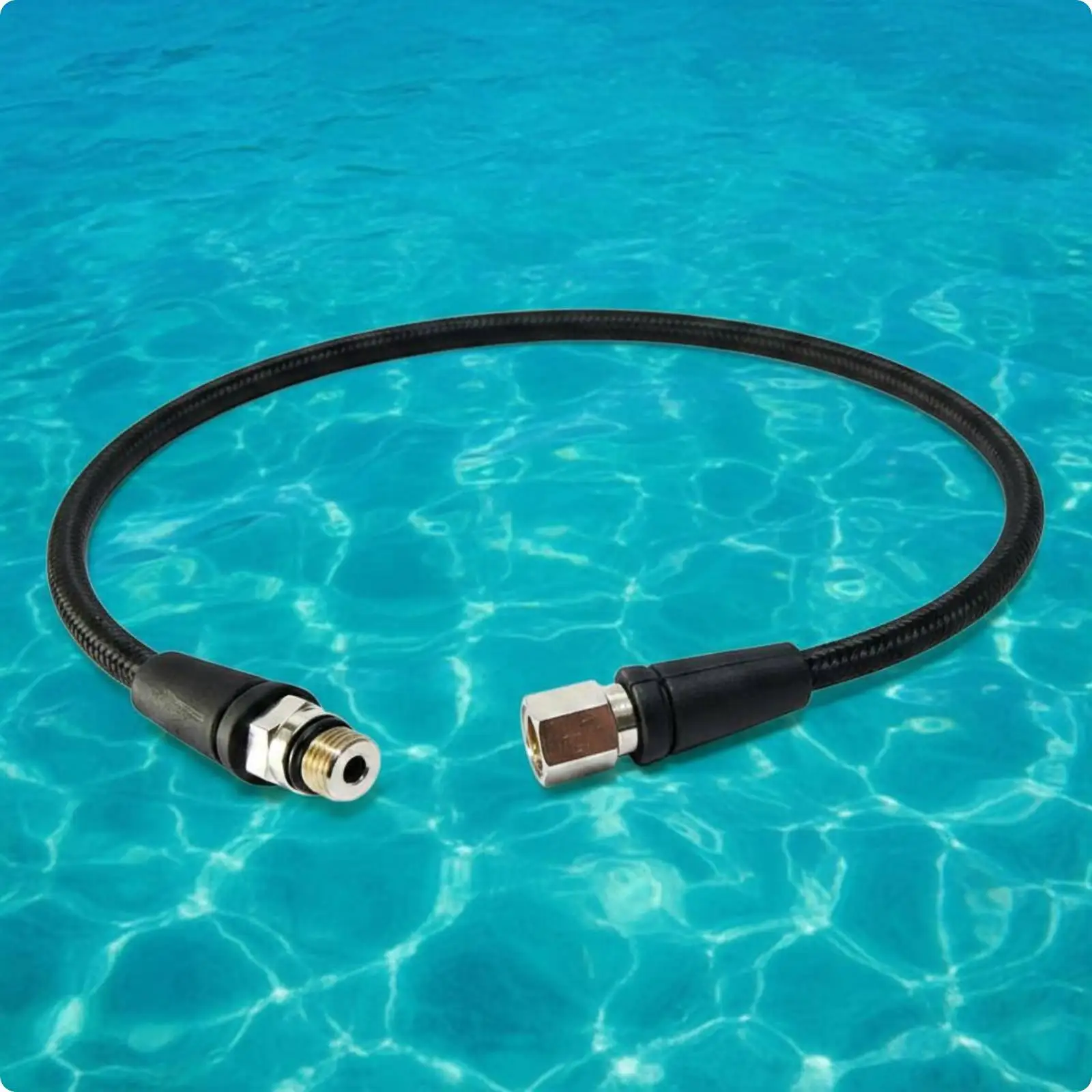 Manguera flexible de buceo para manómetro de fibra de carbono - imagen 2
