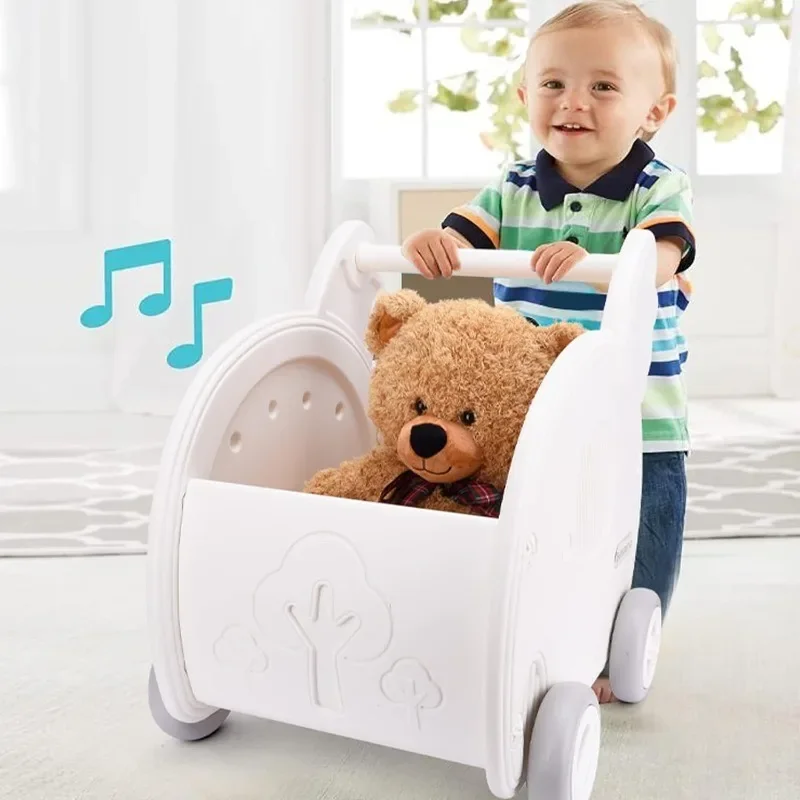 Carrito de empuje con diseño infantil