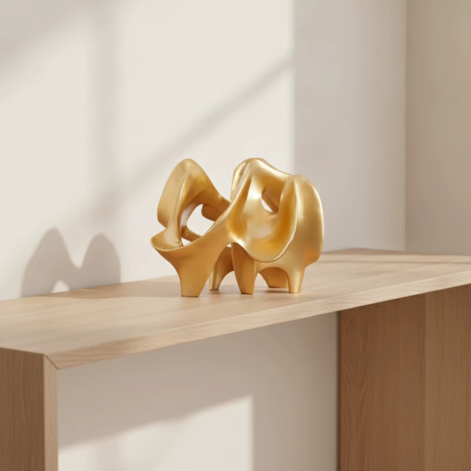 Figura geométrica de gato – Adorno estilo nórdico para salón - imagen 3