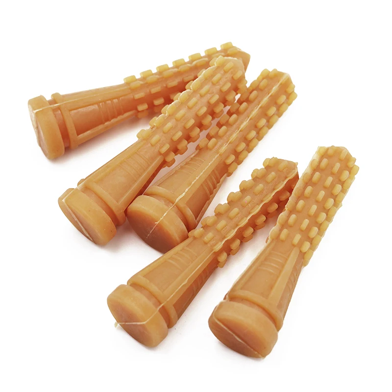 Varillas de caucho amarillas