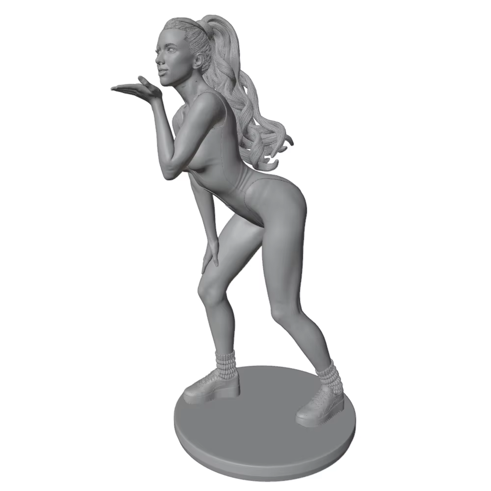 Maqueta de gato en resina sin montar – Kit DIY gris - imagen 2