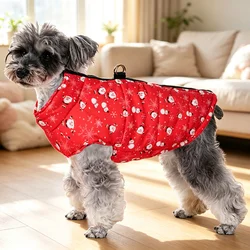 Chaleco Navidad para Perro y Gato – Abrigo Cálido Pequeñas Razas – Otoño Invierno