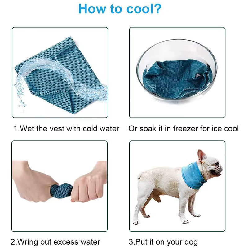 Bandana refrescante para perro – Collar contra el golpe de calor - imagen 4