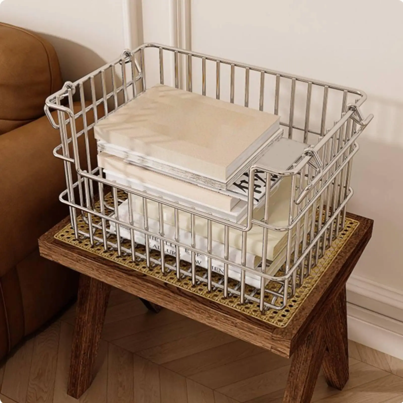 Cesta Organizadora Portátil con Asas para Cocina, Despensa y Baño - imagen 5