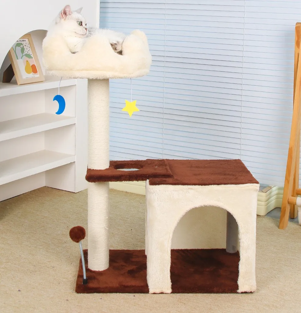 Plataformas elevadas del árbol rascador para gatos