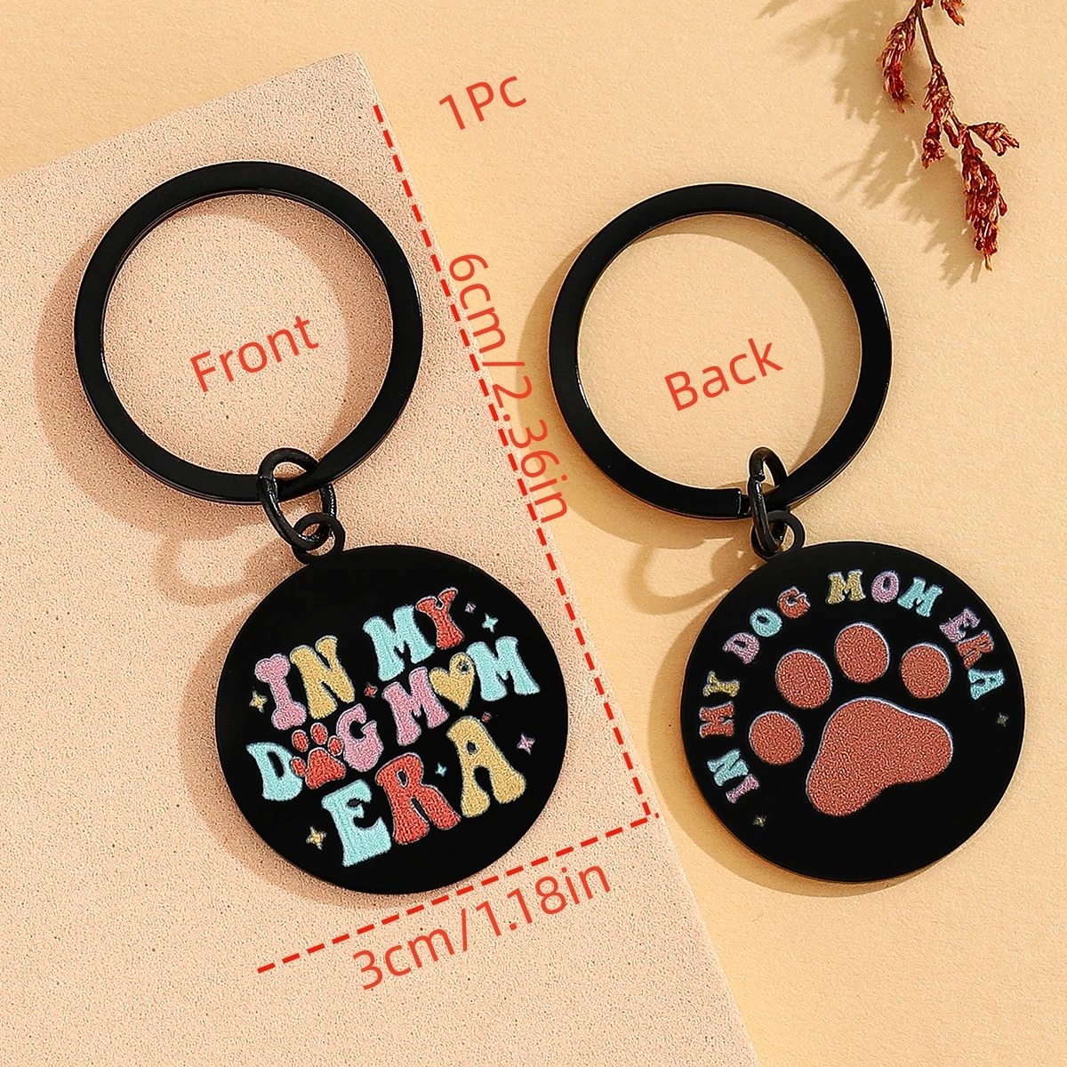 Llavero para perros salchicha y golden retriever, regalo mamá