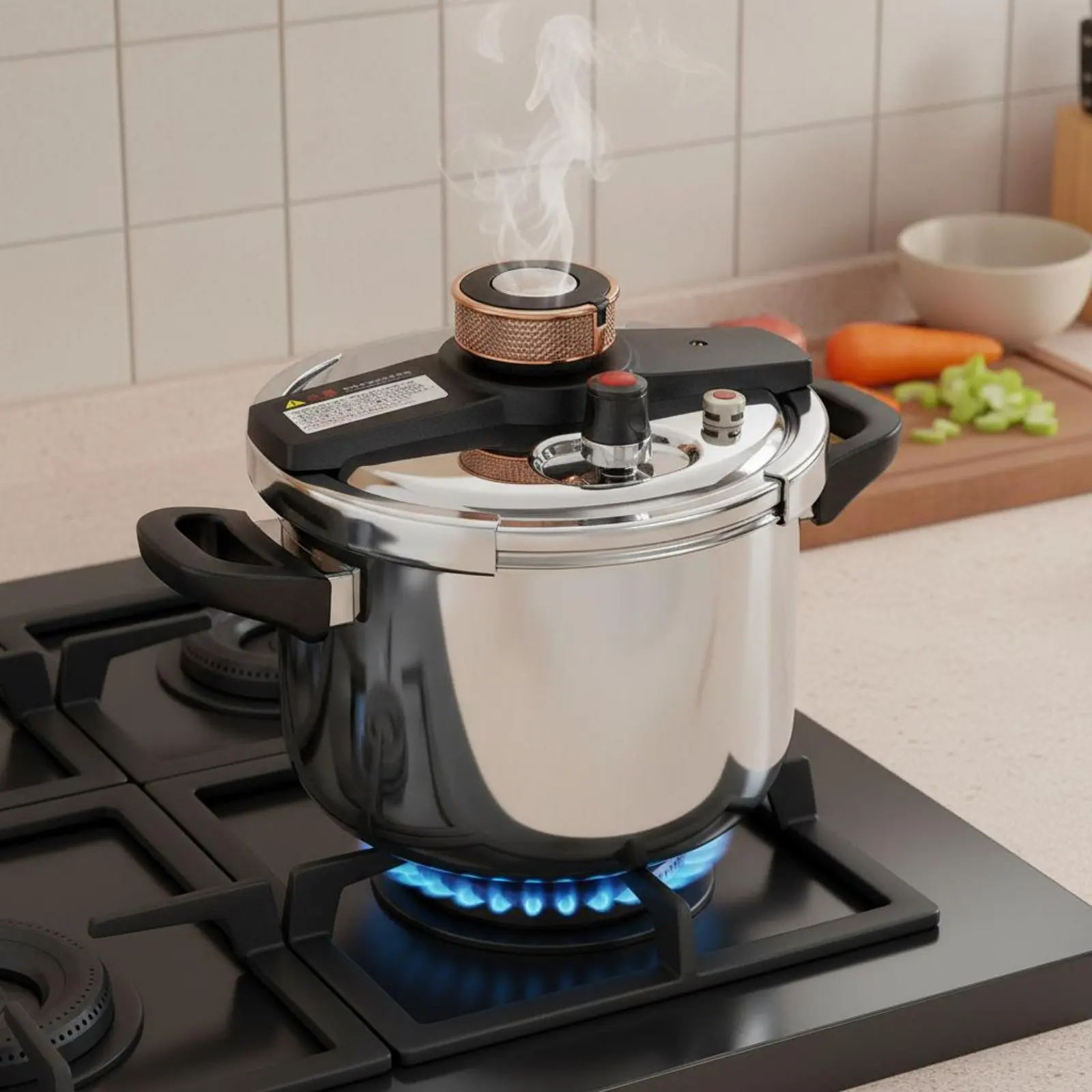 Olla a presión de acero inoxidable para comida de gatos y perros - imagen 5