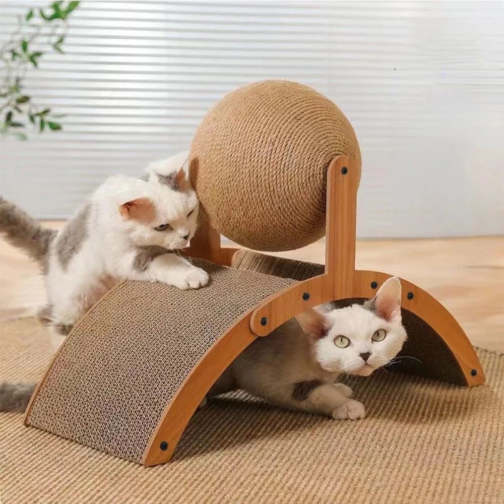 Diseño de puente en arco del rascador para gatos