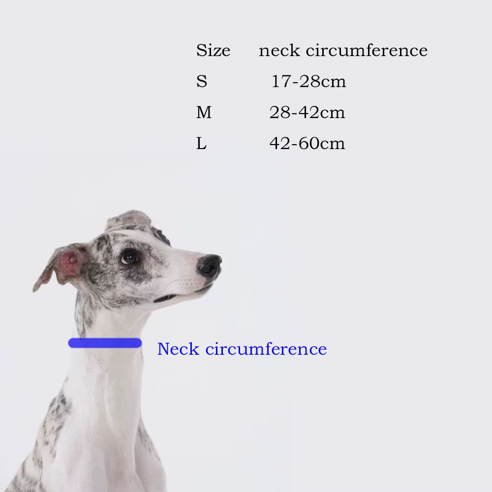 Collar con rayas y tejido suave