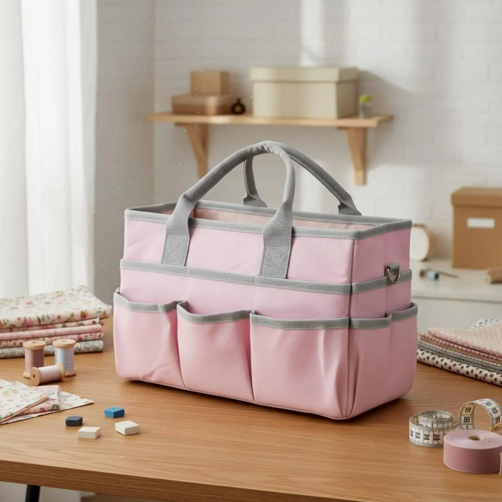Bolsa Organizadora con Varios Compartimentos para Materiales de Arte - imagen 4