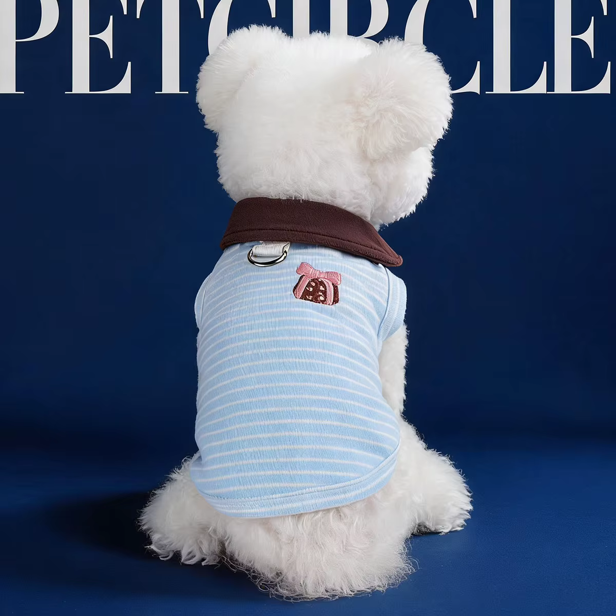 Chaleco a Rayas para Perros Pequeños – Camiseta Otoño e Invierno - imagen 3