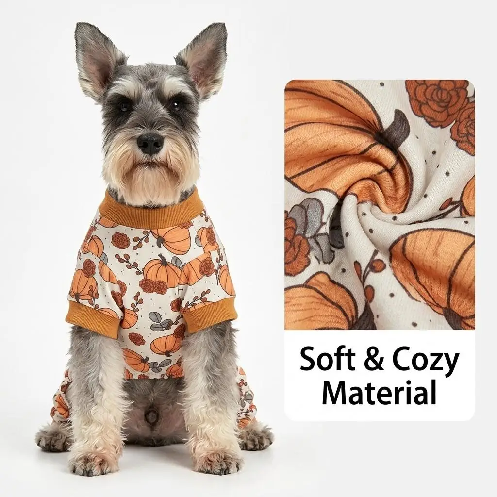 atuendo de calabaza para perros y gatos en tono otoñal