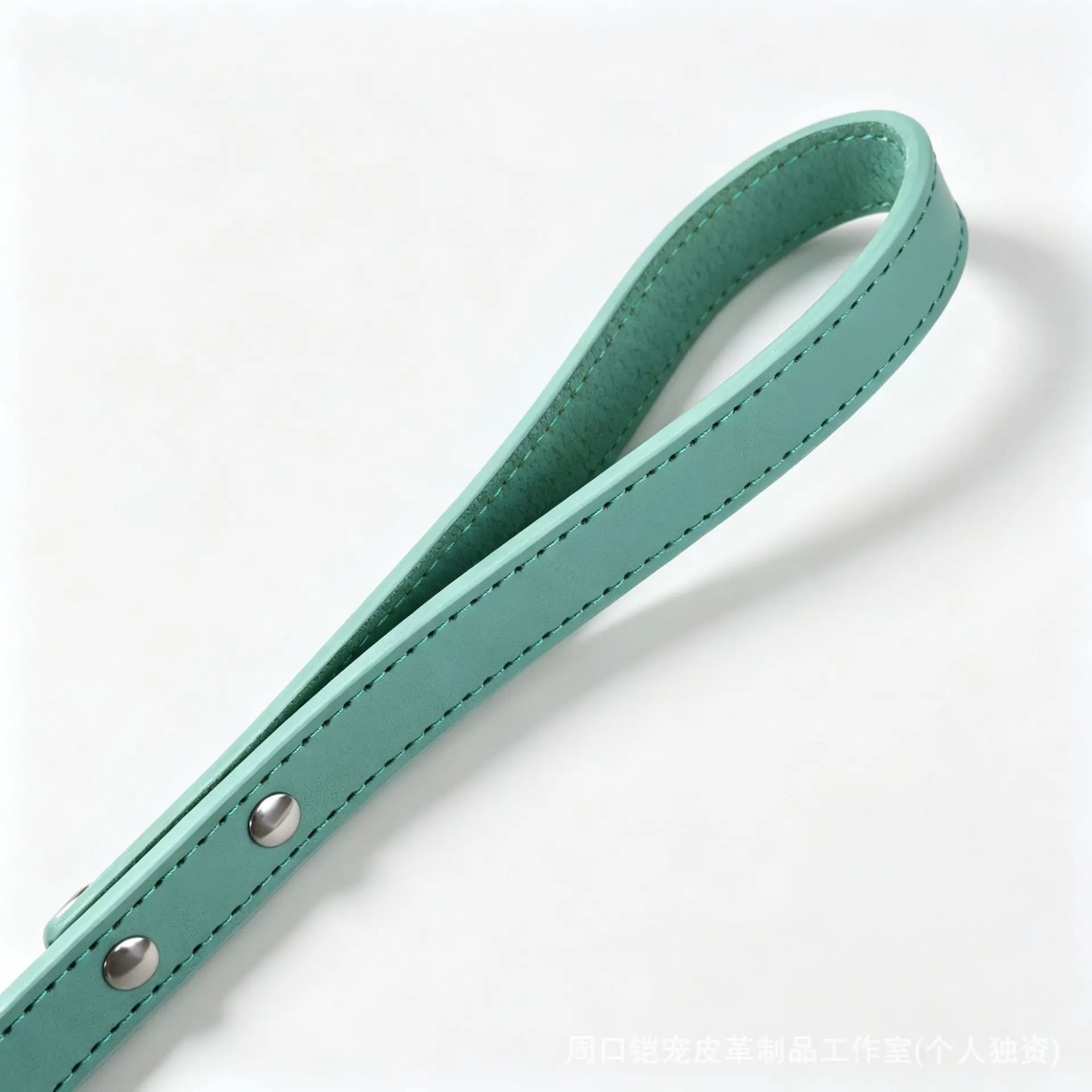 Collar y correa de cuero ancho para Galgo y Whippet antitirones
