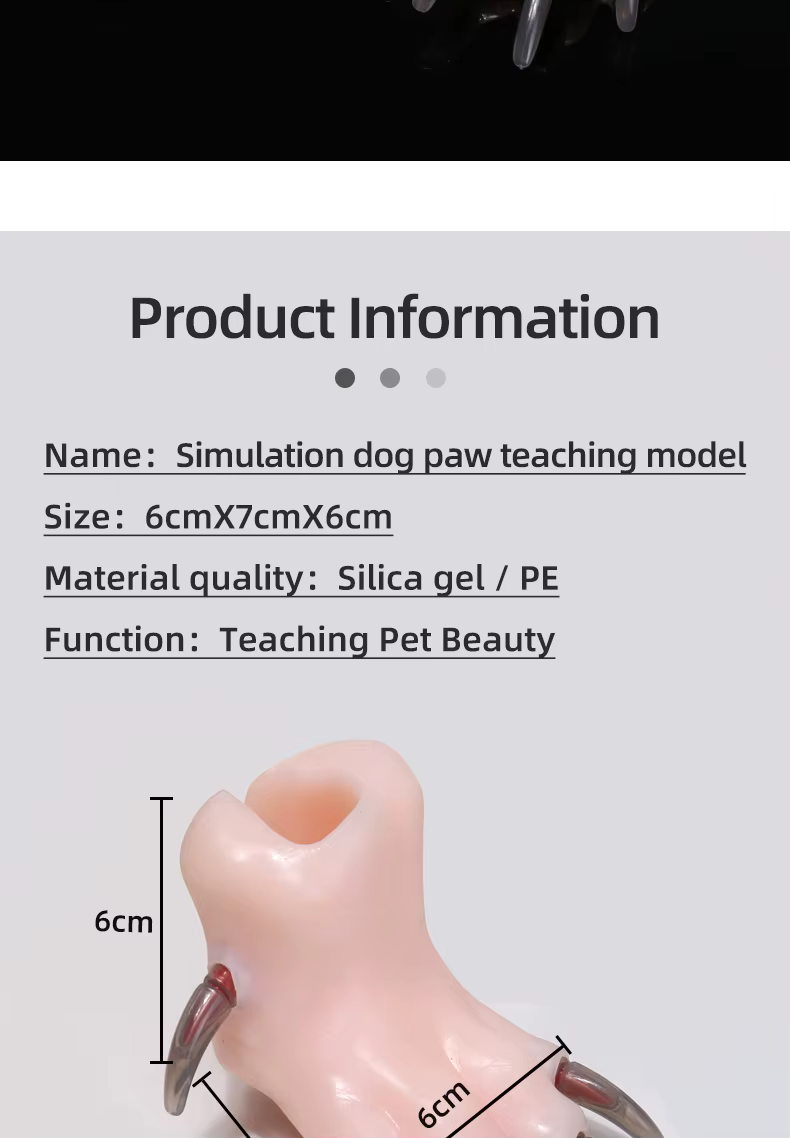 Detalle del material de silicona suave y resistente