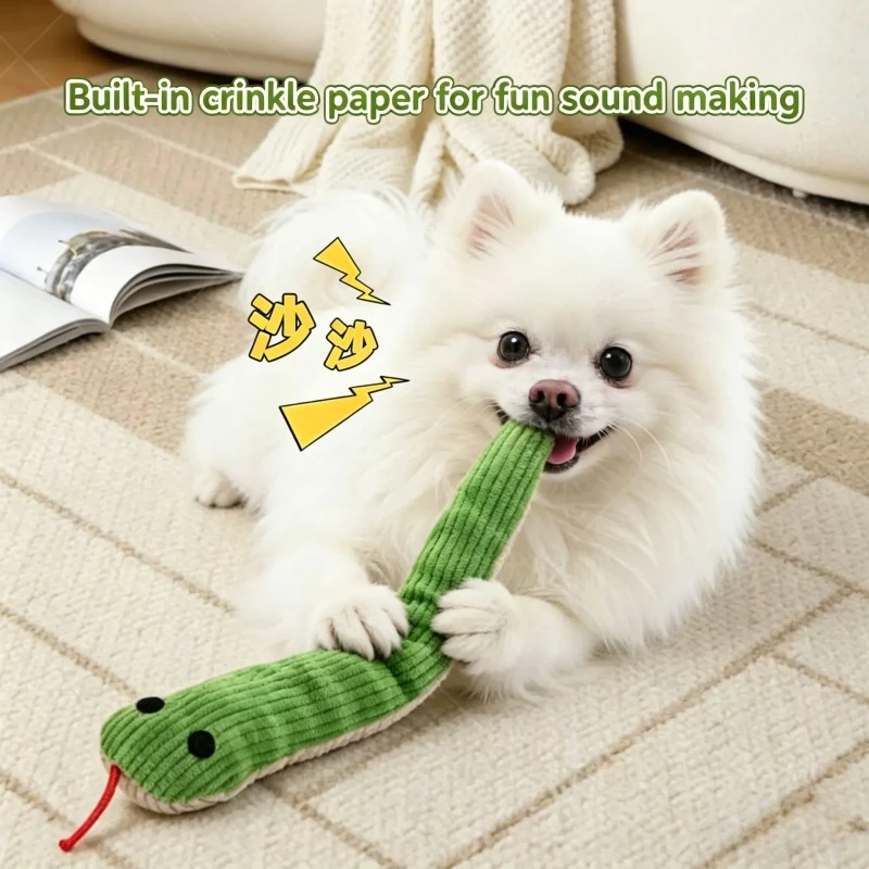 Serpiente interactiva con sonido para mascotas