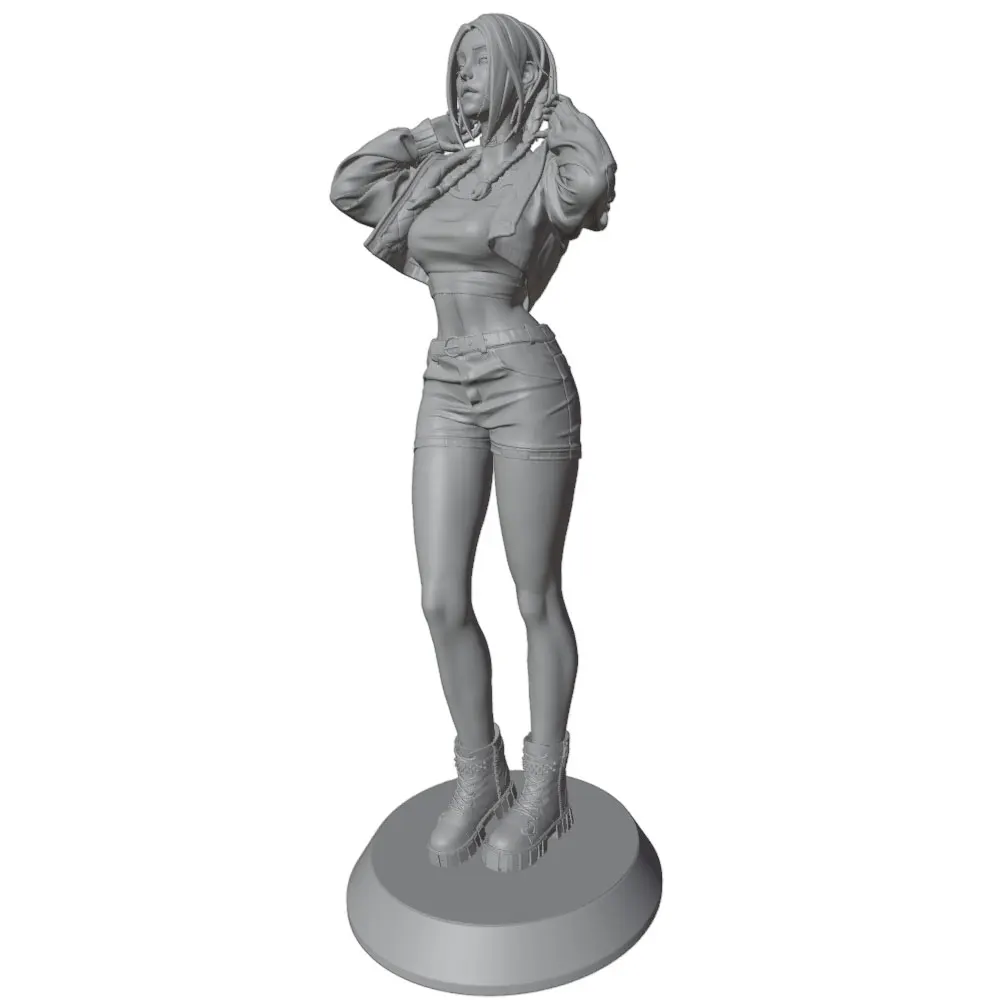 Figura de mujer en resina a escala 1:24 para pintar - imagen 4