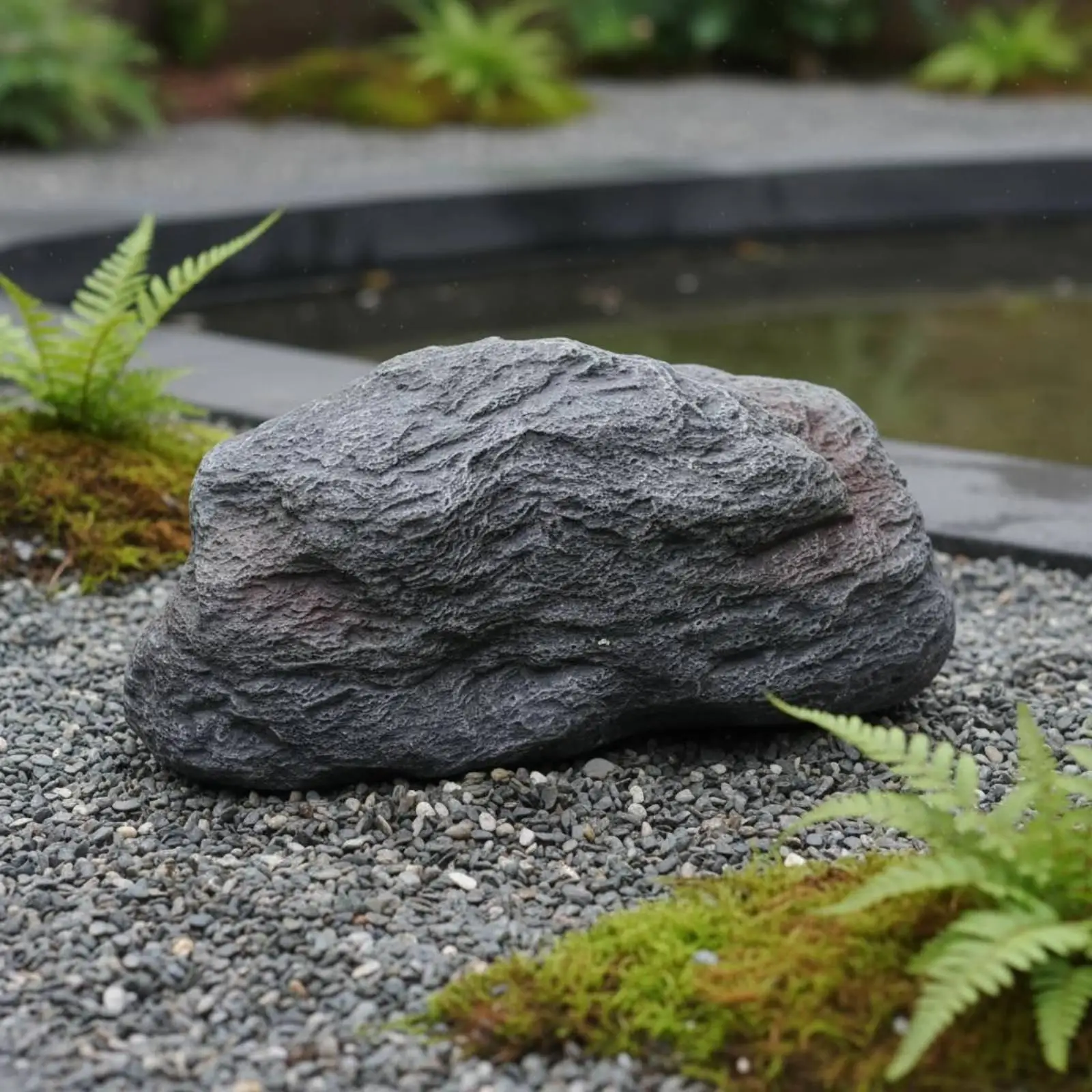 Roca decorativa de espuma para acuario y terrario – Piedra natural - imagen 4