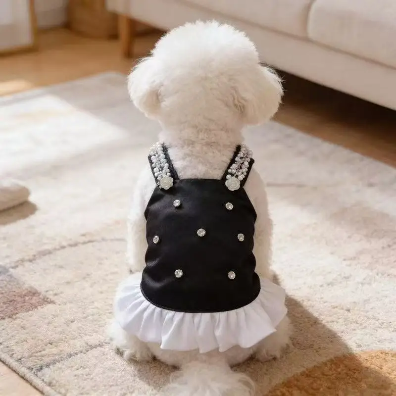 Ropa para perros pequeños: vestido con tirantes para cachorros - imagen 4